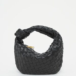 Commense Venus Braided Handbag black